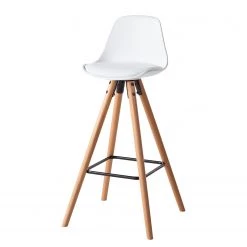 Mørteens Chaise de bar Langford - Blanc - 1 chaise