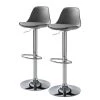 Fredriks Chaises de bar Batya (lot de 2) - Gris
