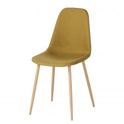 Mørteens Chaise capitonnée Iskmo III - Jaune curry - Lot de 2 -ÉcoMaison Soldes 1000006090 200706 14365400003 DETAILS P000000001000006090