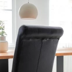 Ars Natura Chaises capitonnées Nello II (lot de 2) - Noir -ÉcoMaison Soldes 1000008481 180808 14550512 GALLERYIMAGES P000000001000008481