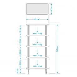 Mørteens Étagère Opalanka - Partiellement en chêne massif - Blanc / Chêne 17 Mørteens Étagère Opalanka - Partiellement en chêne massif - Blanc / Chêne -ÉcoMaison Soldes 1000008520 100 GALLERYIMAGES P000000001000008520