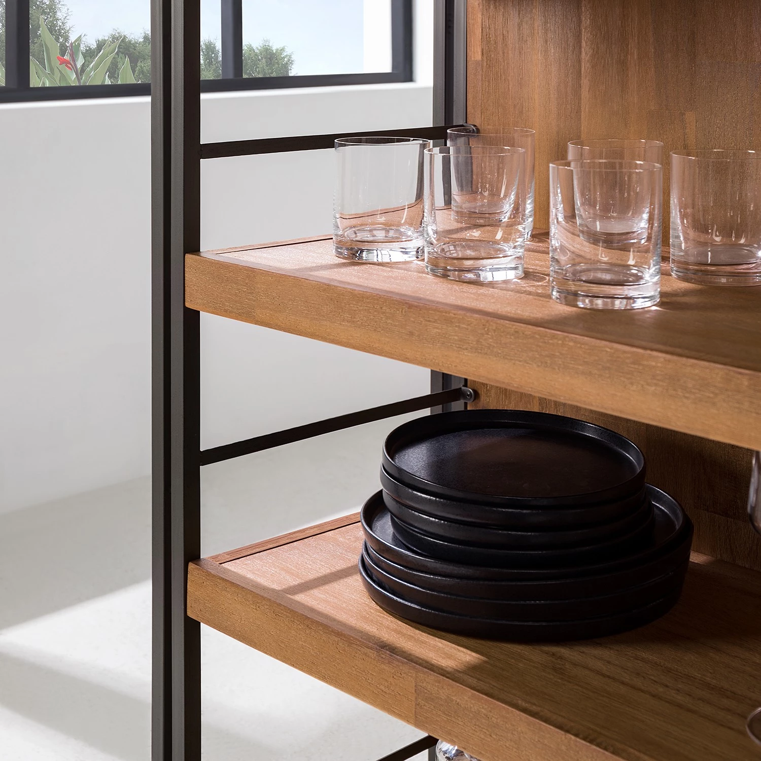 Ars manufacti Bar Manchester - Acacia massif / Métal - Acacia / Anthracite 5 Ars manufacti Bar Manchester - Acacia massif / Métal - Acacia / Anthracite – Image 5