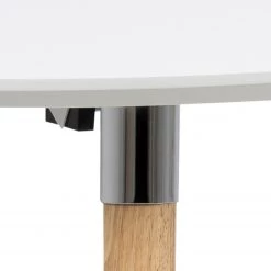 Mørteens Table extensible Becky - Blanc / Hévéa -ÉcoMaison Soldes 1000015607 200406 13540000005 DETAILS P000000001000015607