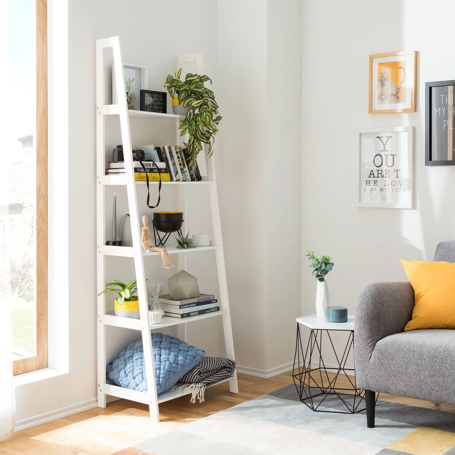 Mørteens Étagère Dilbert I - Blanc 2 Mørteens Étagère Dilbert I - Blanc – Image 2