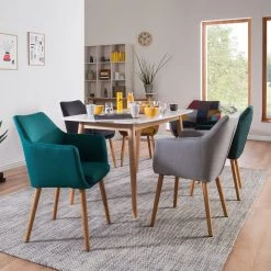 Mørteens Chaises à accoudoirs Nicholas - Tissu Cors: Pétrole - 1 chaise 13 Mørteens Chaises à accoudoirs Nicholas - Tissu Cors: Pétrole - 1 chaise -ÉcoMaison Soldes 1000016020 201008 06204200054 MOOD DETAILS P000000001000016020 mood