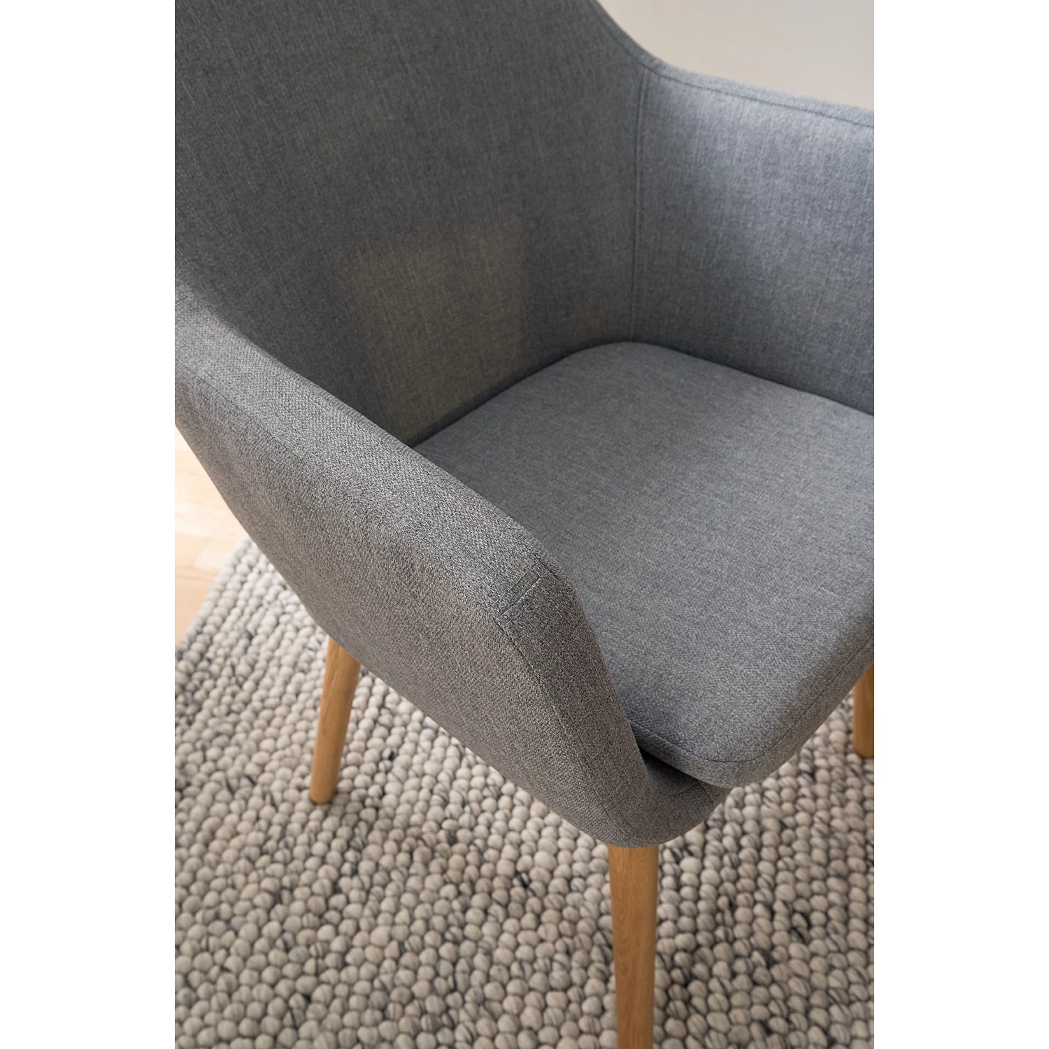 Mørteens Chaises à accoudoirs Nicholas - Tissu Cors: Granite - 1 chaise 10 Mørteens Chaises à accoudoirs Nicholas - Tissu Cors: Granite - 1 chaise – Image 10