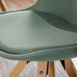 Mørteens Chaises capitonnées Aledas II - Tissu Cors: Gris menthe - Lot de 2 -ÉcoMaison Soldes 1000016101 201008 06213400113 DETAILS P000000001000016101