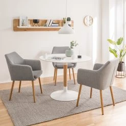 Mørteens Chaises à accoudoirs Nicholas XXL - Tissu Cors: Granite - 1 chaise -ÉcoMaison Soldes 1000016139 201008 06223800174 MOOD DETAILS P000000001000016139 mood