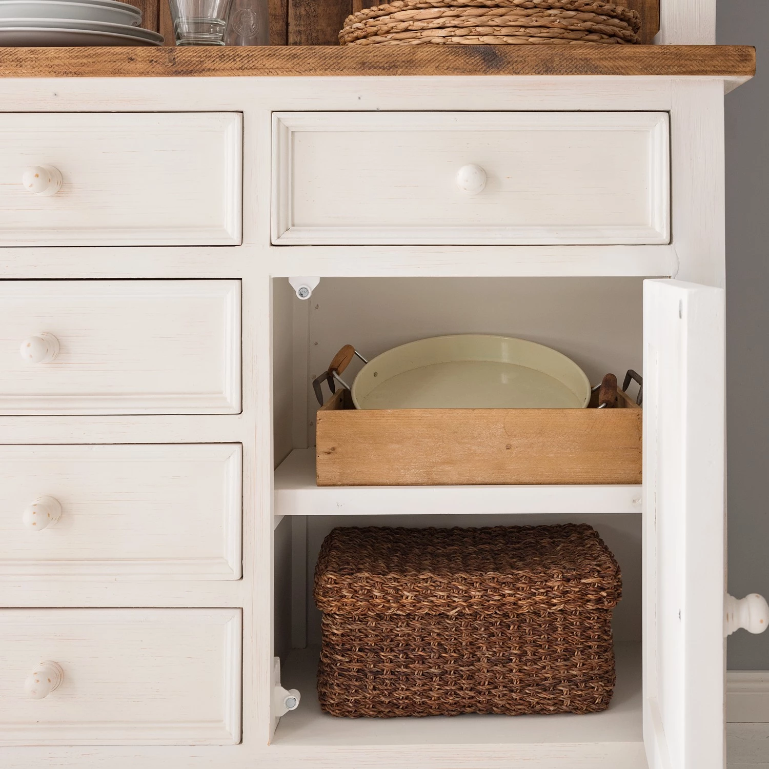 Maison Belfort Vaisselier Balignton - Blanc 8 Maison Belfort Vaisselier Balignton - Blanc – Image 8