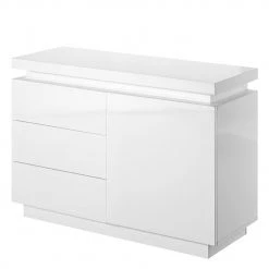 Fredriks Commode Emblaze II - avec éclairage - Blanc brillant -ÉcoMaison Soldes 1000027392 200811 13493400049 DETAILS P000000001000027392
