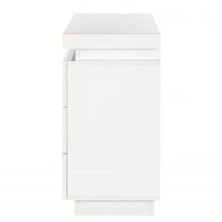 Fredriks Commode Emblaze II - avec éclairage - Blanc brillant -ÉcoMaison Soldes 1000027392 200811 13493500052 DETAILS P000000001000027392