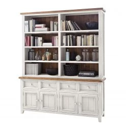 Maison Belfort Meuble bibliothèque Balignton - Blanc