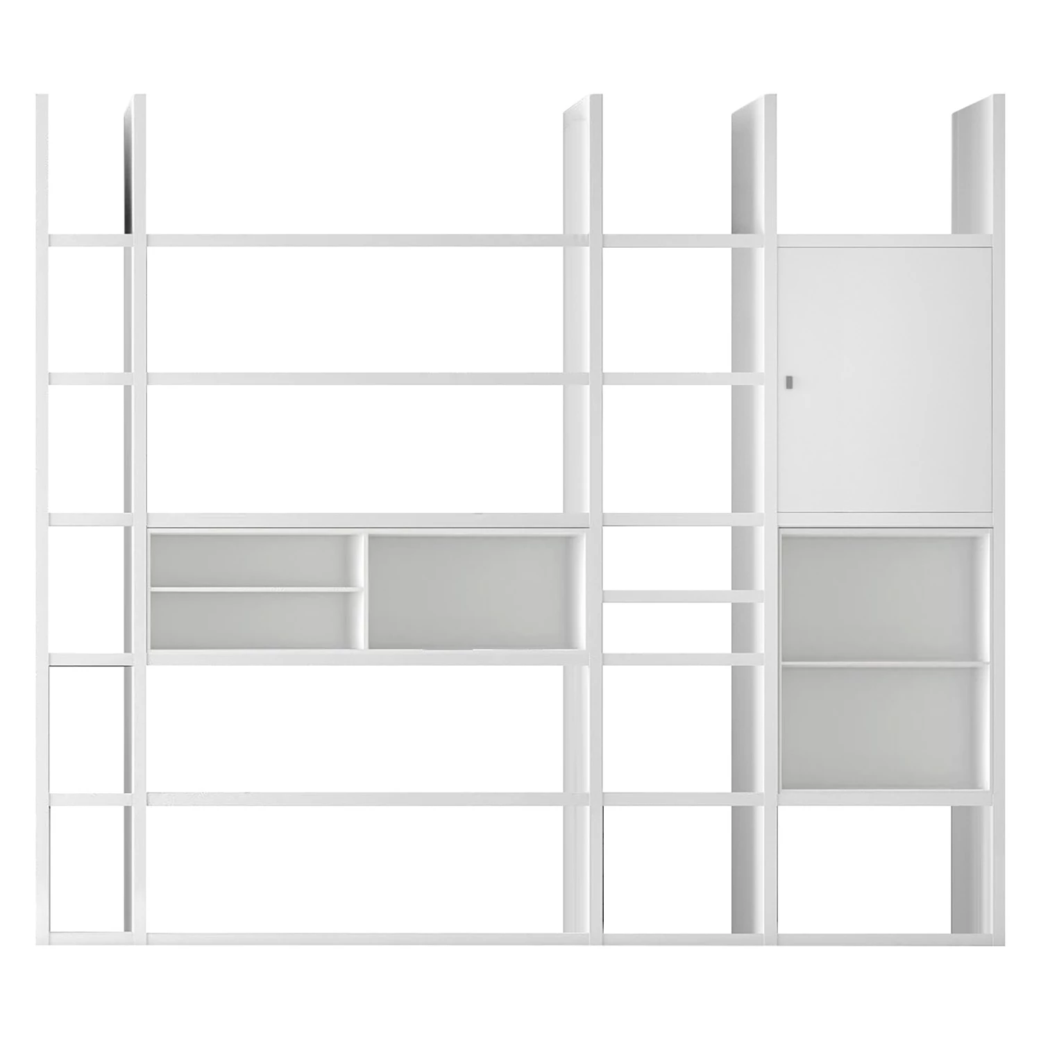 Loftscape Etagère XXL Emporior lV.B - Blanc - Sans éclairage 1 Loftscape Etagère XXL Emporior lV.B - Blanc - Sans éclairage