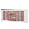 Maison Belfort Buffet Doral - Acacia partiellement massif Marron / Blanc