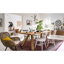 Ars manufacti Chaise Hawea (avec coussin d'assise) - Rotin / Metall - Rotin / Noir -ÉcoMaison Soldes 1000050859 190212 18025400003 MOOD GALLERYIMAGES P000000001000050859 mood