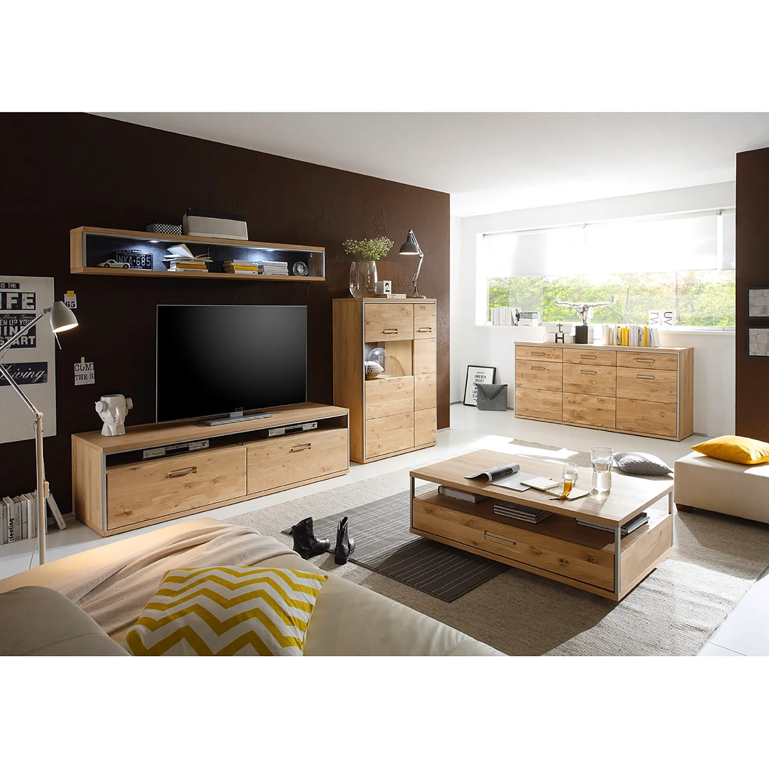 Ars Natura Buffet Lopburi - Chêne bianco partiellement massif Imitation chêne Bianco Ardoise 5 Ars Natura Buffet Lopburi - Chêne bianco partiellement massif Imitation chêne Bianco Ardoise – Image 5