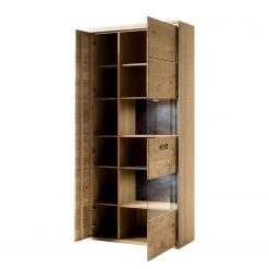 Ars Natura Armoire vitrine Lopburi - Chêne bianco partiellement massif / Ardoise -ÉcoMaison Soldes 1000064082 200811 13520900289 DETAILS P000000001000064082