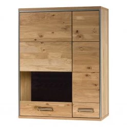 Ars Natura Vitrine suspendue Lopburi - Porte en verre à gauche