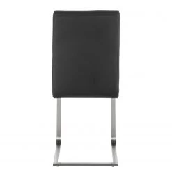 Fredriks Chaises cantilever Augusta I (lot de 2) - Cuir Aude: Noir - Sans accoudoirs -ÉcoMaison Soldes 1000064492 190617 09323800013 GALLERYIMAGES P000000001000064492