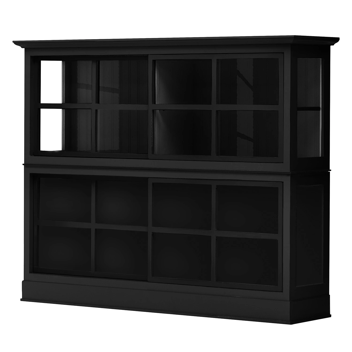 Maison Belfort Buffet haut Azjana - Noir 1 Maison Belfort Buffet haut Azjana - Noir