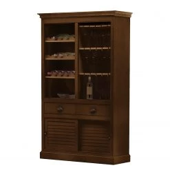 Ridgevalley Étagère à vin Sollerön I - Pin marron / Noir -ÉcoMaison Soldes 1000084512 201004 12392601443 DETAILS P000000001000084512