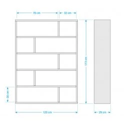 Temahome Étagère Dublin - Imitation béton - Blanc - Hauteur : 173 cm 19 Temahome Étagère Dublin - Imitation béton - Blanc - Hauteur : 173 cm -ÉcoMaison Soldes 1000094969 201002 14512800001 SKETCH DETAILS P000000001000094969 sketch