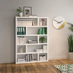 Temahome Étagère Dublin - Imitation béton - Blanc - Hauteur : 173 cm 12 Temahome Étagère Dublin - Imitation béton - Blanc - Hauteur : 173 cm -ÉcoMaison Soldes 1000094969 220803 020 MOOD DETAILS P000000001000094969 mood