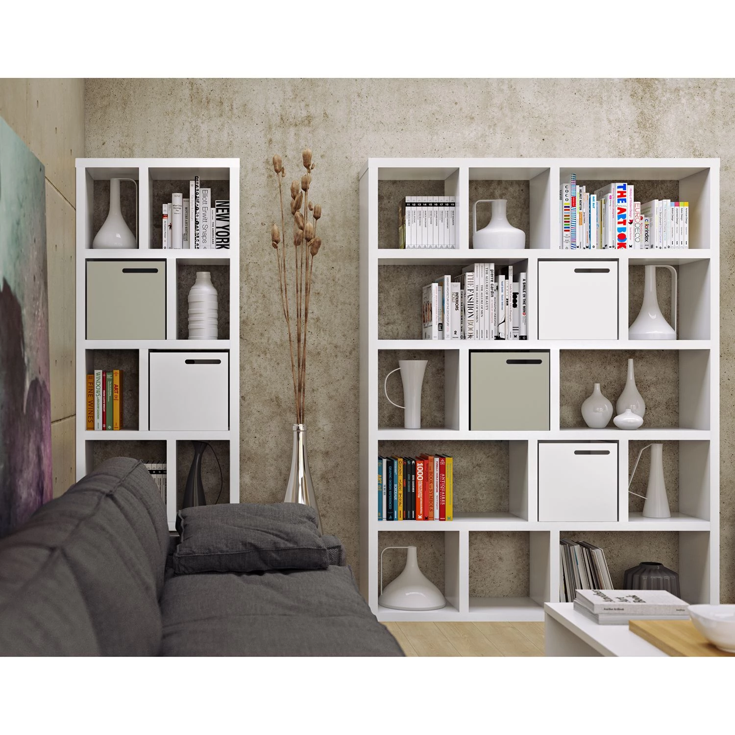 Temahome Étagère Berlin - Blanc mat - Blanc - 150 x 198 cm 4 Temahome Étagère Berlin - Blanc mat - Blanc - 150 x 198 cm – Image 4