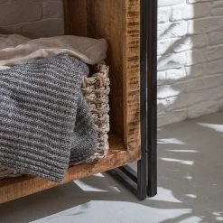 Wolf-Möbel Étagère Iron II - Manguier massif / Fer -ÉcoMaison Soldes 1000104117 191024 17544700032 MOOD DETAILS P000000001000104117 mood