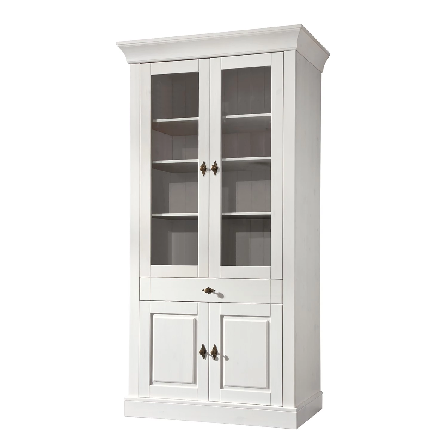 Maison Belfort Vitrine Bergen III - Pin massif - Epicéa blanc 1 Maison Belfort Vitrine Bergen III - Pin massif - Epicéa blanc