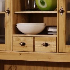 Maison Belfort Vaisselier Bergen I - Pin massif - Epicéa lessivé -ÉcoMaison Soldes 1000104291 211122 08320400430 DETAILS P000000001000104291