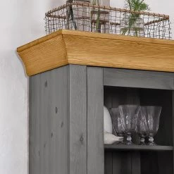 Maison Belfort Armoire vitrine Bergen - Epicéa gris / Epicéa lessivé 17 Maison Belfort Armoire vitrine Bergen - Epicéa gris / Epicéa lessivé -ÉcoMaison Soldes 1000104342 211122 08320700657 DETAILS P000000001000104342