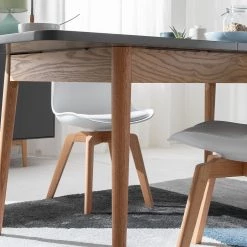 Mørteens Table Lindholm - (extensible) - Partiellement en chêne massif - Gris -ÉcoMaison Soldes 1000110756 190225 08483100007 GALLERYIMAGES P000000001000110756