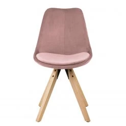 Mørteens Chaises capitonnées Aledas IV - Rose vieilli - Beige - Lot de 2 -ÉcoMaison Soldes 1000112670 181115 13225208 GALLERYIMAGES P000000001000112670
