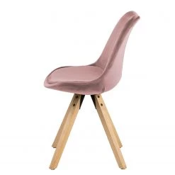 Mørteens Chaises capitonnées Aledas IV - Rose vieilli - Beige - Lot de 2 -ÉcoMaison Soldes 1000112670 181115 13225209 GALLERYIMAGES P000000001000112670