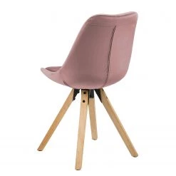 Mørteens Chaises capitonnées Aledas IV - Rose vieilli - Beige - Lot de 2 -ÉcoMaison Soldes 1000112670 181115 13225210 GALLERYIMAGES P000000001000112670