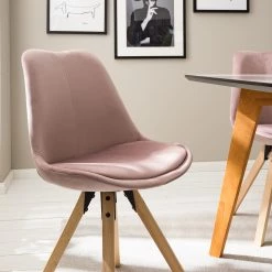 Mørteens Chaises capitonnées Aledas IV - Rose vieilli - Beige - Lot de 2 -ÉcoMaison Soldes 1000112670 200714 11434900010 DETAILS P000000001000112670