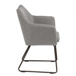 Mørteens Chaise à accoudoirs Nicholas IV - Tissu / Métal - Granit / gris-brun antique -ÉcoMaison Soldes 1000112681 201008 06225600190 DETAILS P000000001000112681