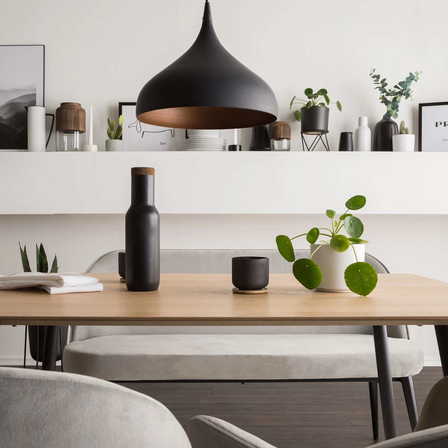 Mørteens Table Kimberley - Chêne / Noir 8 Mørteens Table Kimberley - Chêne / Noir – Image 8