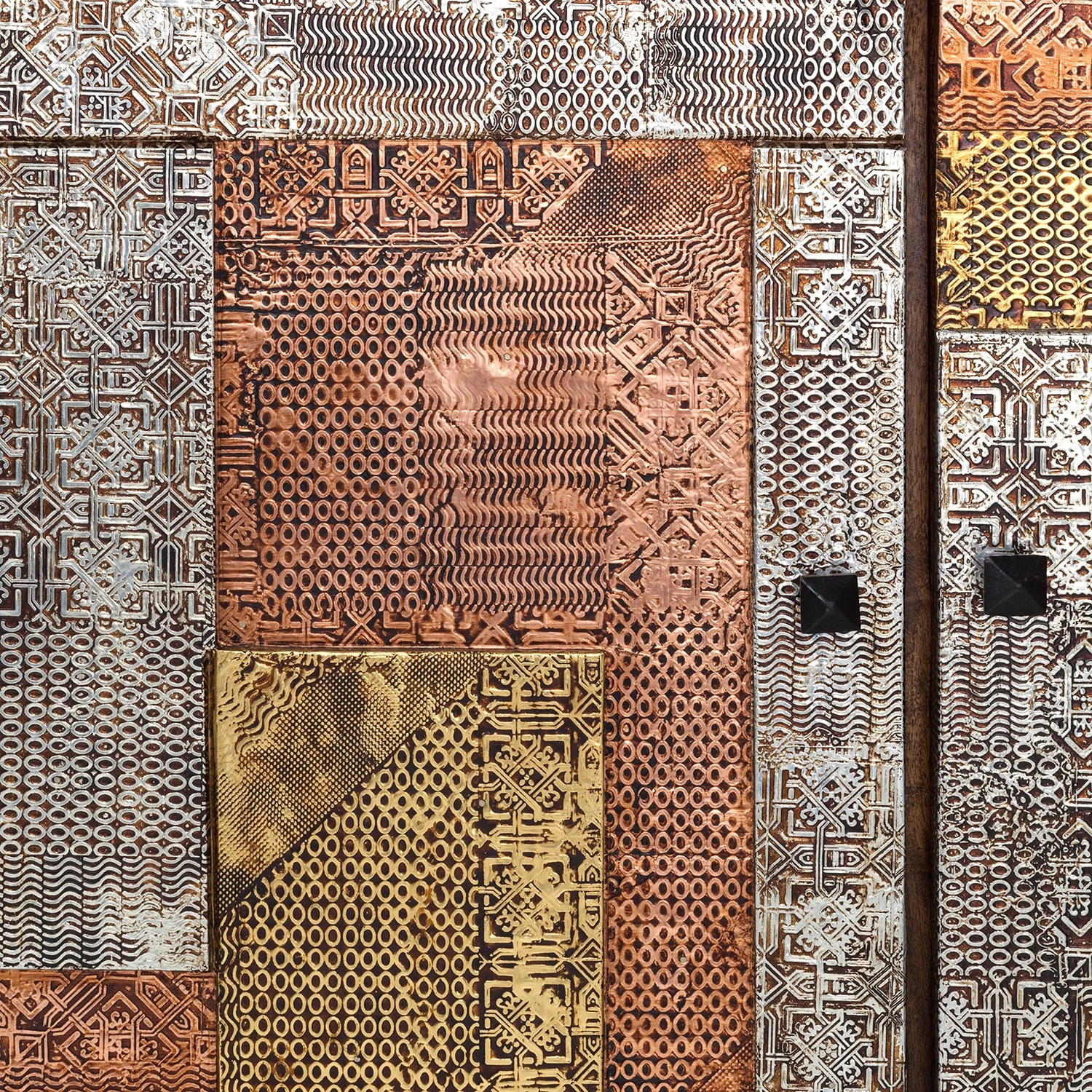 Wolf-Möbel Buffet Orient - Acacia massif / Métal - Multicolore 8 Wolf-Möbel Buffet Orient - Acacia massif / Métal - Multicolore – Image 8