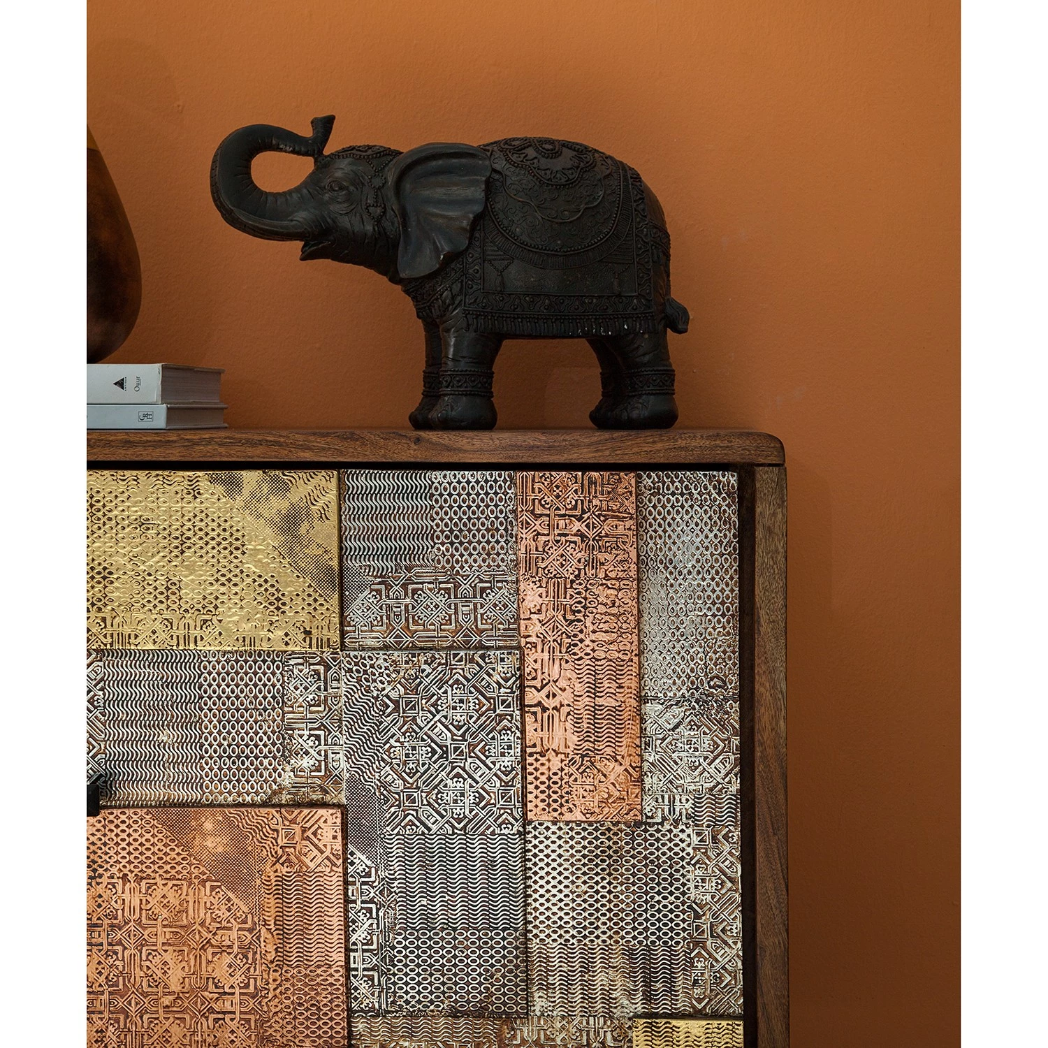 Wolf-Möbel Buffet Orient - Acacia massif / Métal - Multicolore 12 Wolf-Möbel Buffet Orient - Acacia massif / Métal - Multicolore – Image 12