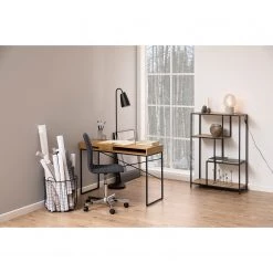 Red Living Étagère Coogee I - Imitation chêne / Noir - Hauteur : 114 cm -ÉcoMaison Soldes 1000114867 220215 023 MOOD DETAILS P000000001000114867 mood