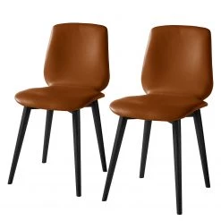 Studio Copenhagen Chaises Wilga IV (lot de 2) - Cuir véritable