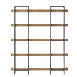 Ars manufacti Bibliothèque Dharai II - Placage en bois véritable / Métal - Chêne / Argenté 17 Ars manufacti Bibliothèque Dharai II - Placage en bois véritable / Métal - Chêne / Argenté -ÉcoMaison Soldes 1000117167 180626 09565309 GALLERYIMAGES P000000001000117167