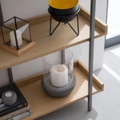 Ars manufacti Bibliothèque Dharai II - Placage en bois véritable / Métal - Chêne / Argenté 19 Ars manufacti Bibliothèque Dharai II - Placage en bois véritable / Métal - Chêne / Argenté -ÉcoMaison Soldes 1000117167 180822 15192614 GALLERYIMAGES P000000001000117167