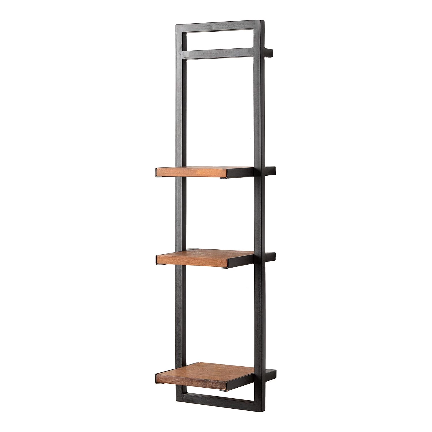 Ars manufacti Étagère murale Manchester - Acacia massif / Métal - Acacia / Anthracite - 22 x 85 cm 1 Ars manufacti Étagère murale Manchester - Acacia massif / Métal - Acacia / Anthracite - 22 x 85 cm