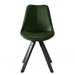 Mørteens Chaises capitonnées Aledas IV - Vert foncé - Noir - Lot de 2 -ÉcoMaison Soldes 1000117282 190703 09454100018 GALLERYIMAGES P000000001000117282