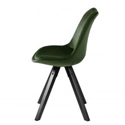 Mørteens Chaises capitonnées Aledas IV - Vert foncé - Noir - Lot de 2 -ÉcoMaison Soldes 1000117282 190703 09454100019 GALLERYIMAGES P000000001000117282