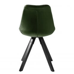 Mørteens Chaises capitonnées Aledas IV - Vert foncé - Noir - Lot de 2 -ÉcoMaison Soldes 1000117282 190703 09454100020 GALLERYIMAGES P000000001000117282