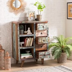 Ars manufacti Commode Yazoo - Bois recyclé massif - Multicolore -ÉcoMaison Soldes 1000118141 181123 16234300008 MOOD GALLERYIMAGES P000000001000118141 mood